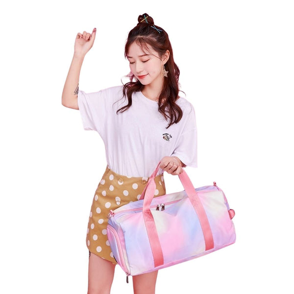 Pink Duffle Bag