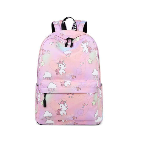 large capacity unicorn school bags and backpacks