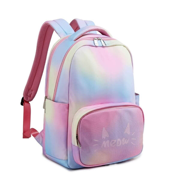 Anti-theft Rainbow Cat Backpack