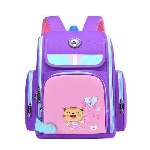 smile kitty backpack kids school bags