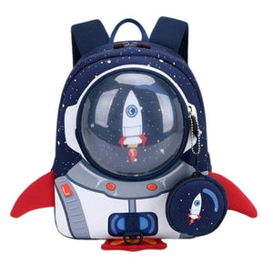 DB Dinosaur Toddler Mini Backpack with Leash, Children Kids Baby Harness  Bookbag (Deep Blue)