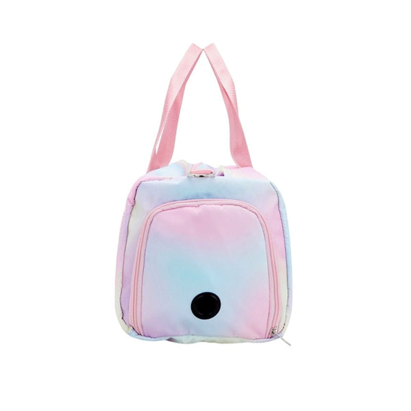 Womens duffle bag Cute Rainbow Girls Overnight Bag